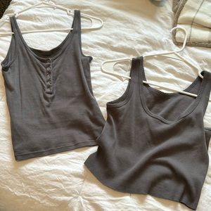 Gray brandy tanks